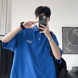Men's T-Shirt 2022 Summer Men's plus Size Short Sleeve Polo Shirt