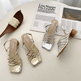 Nude Pumps Block Heel