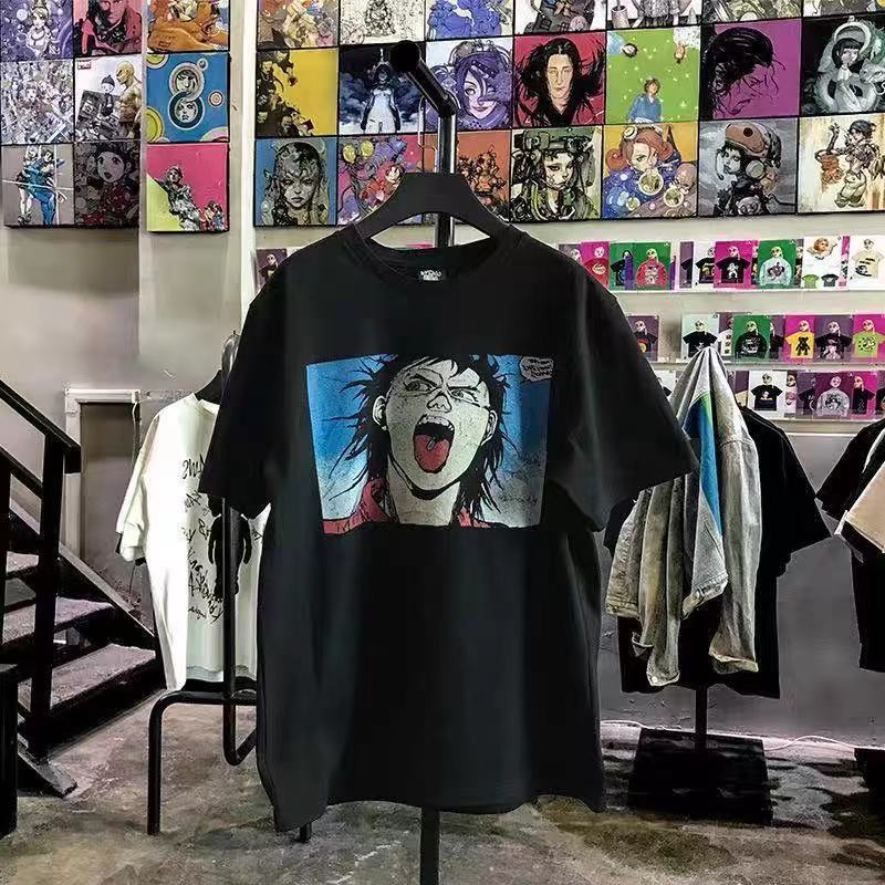 Akira T Shirt Vintage Day Man Pill Short Sleeve T-shirt Oversize