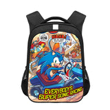 Shadow Backpack Sonic Cartoon Backpack Schoolbag Reflective Stripe Primary and Secondary School Students Burden Alleviation Backpack