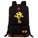 Sonic Backpack Golden Game Sonic School Bag for Teenagers