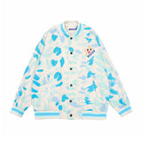Spray Painted Jacket Baseball Jacket Men's Jacket