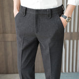 Men Trousers Pants Men's Thick Wool Casual Trousers