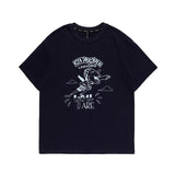 Men T Shirt Summer Casual Tops Men's Clothes Summer Wear Vintage Men's round Neck Short Sleeve Casual Loose Cartoon Figures Printed T-shirt