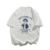 Men T Shirt Summer Casual Tops Men's Clothes Summer Wear Retro Men's round Neck Short Sleeve Casual round Neck T-shirt