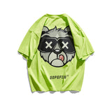 Cartoon Bear Couple Short Sleeve T-shirt Men 'S Summer Loose Round Neck Half Sleeve Student Casual