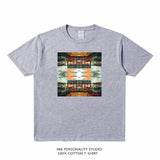 Rock Star T Shirt the Crystal Method Band Printed T-shirt Short Sleeve Loose Men and Women