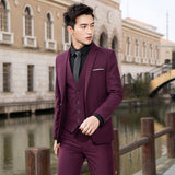 Seersucker Suit Suit Slim Fit Two-Piece Suit