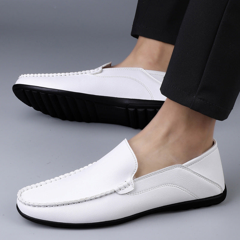 Loafers for Men Spring Low-Top Tods Casual round Toe Men's Casual Shoes