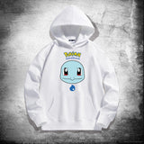 Men and Women Pokemon Pikachu Hoodie Loose Shoulder Long Sleeve Top Clothes