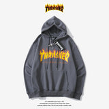 Thrasher Hoodie Autumn and Winter Leisure Men's and Women's Hoodie