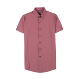 Men's Shirts Stretch Men's Short-Sleeved Shirt