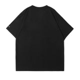 Men's T Shirt Summer Casual Tops Cartoon Rice Pink Printed Short Sleeve T-shirt Men's round Neck Half Sleeve Trendy Loose Half Sleeve T-shirt