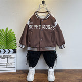 Toddler Boys Jackets Boys' Jacket Autumn Baseball Uniform Children