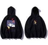 Tom and Jerry Hoodie Winter Clothing Autumn Hooded Sweater Autumn and Winter