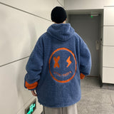 Men's Autumn Winter Coat Embroidered Contrast Color Couple Cotton-Padded Clothes