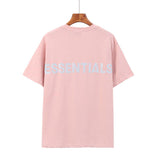 Fog Essentials Tshirts Fog Reflective Essentials Fear Of God High Street Loose Short Sleeve T-shirt Men and Women