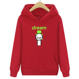 Dreamwastaken Men's Novelty Hoodies Dream Merch Shirt Printed Fashion Hooded Sweatshirt Shirt