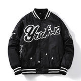 Varsity Jacket Casual Baseball Uniform Embroidered Hip Hop Couple Jacket