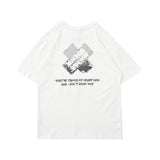 Men's T Shirt Summer Casual Tops Printed Short Sleeve T-shirt Men's round Neck Half Sleeve Street Fashion Loose Pullover Half Sleeve