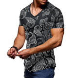 Man Tanks Men's Summer T-shirt Casual Sports Short Sleeve