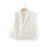 Mens Linen Suits Spring Linen Blazer
