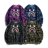 Bape Sweatshirt Camouflage Ape Crew Neck Sweater