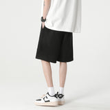 Men Shorts Casual Loose Elastic Steel Printed Sports Pants