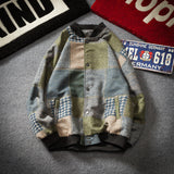 Corduroy Patch Jacket Fall Winter Men Fashion Jacket Coat