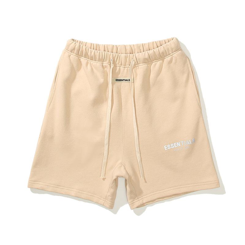 Kanye Shorts Fog Reflective Lettered Casual Shorts Summer Loose Large Size Shorts