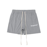 Fog Essentials Shorts Fashion Brand Fog Fear Of God Double Line Essentials Drawstring High Street Sports Short Pants Men and Women