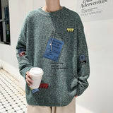 Men's Sweater round Neck Multicolor Sweater