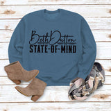 Beth Dutton Outfits Head round Neck Top T-shirt Sweater