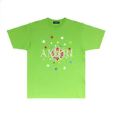 Amiri T Shirt Fashion Brand Short Sleeve T-shirt Shirt