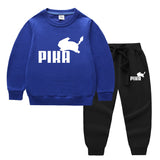 Children Pokemon Pikachu Hoodie & Pant Set Two-Piece Cotton Sweater Set