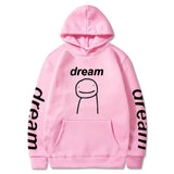 Dreamwastaken Men's Novelty Hoodies Dream Merch Shirt 2D Printed Casual Fashion Loose Hooded Sweater