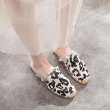 Cow Print Hey Dude Shoes Cows Pattern Slippers Straw Fisherman Shoes Breathable Beach Canvas Sewing Shoes