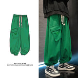 Men Cargo Pants Men's Spring and Autumn Loose Straight Casual Working Pants