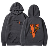 Juice WRLD in Loving Memory Hoodie Vlone & Friends Sweater Loose