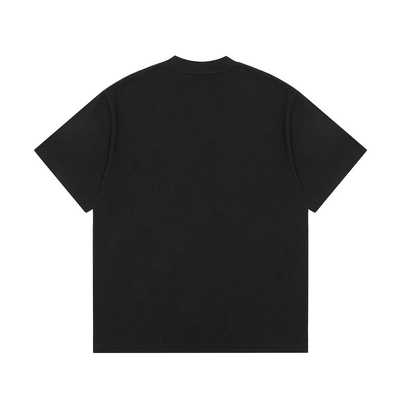 Present T Shirt Angel Print Distressed T-shirt