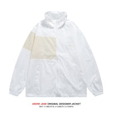 Men Sun Protection Clothing Summer Thin Color Matching Men Loose-Fitting Lightweight Thin Breathable