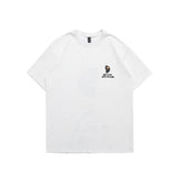 Men T Shirt Summer Casual Tops Men's Clothes Summer Wear Vintage Men's round Neck Short Sleeve Casual Loose Astronaut Printed T-shirt