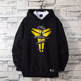 In Memory of Kobe Hoodie Commemorative Kobe No. 24 Signature Printed Hooded Cotton Sweater