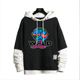 Juice WRLD in Loving Memory Hoodie Singer Juice WRLD Printing Fashion Loose False Two Pieces Spring and Autumn