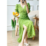 Women Exotic Dresses Split High Waist Dress