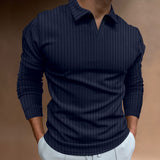 Polo Shirts Autumn and Winter Polo Shirt Long Sleeve Men