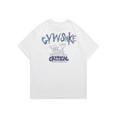 Men T Shirt Summer Casual Tops Men's Clothes Summer Wear Vintage Men's round Neck Short Sleeve Casual Cartoon Printed T-shirt