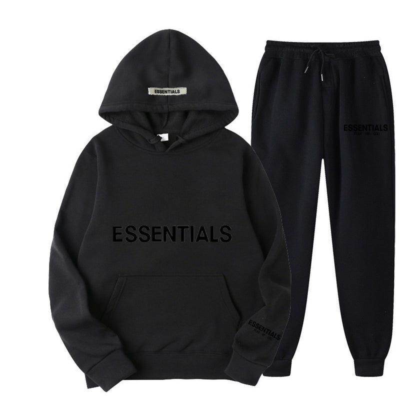 Fear Of God Fog Essentials Hoodie & Sweatpant 2 Piece Set For Men And Women