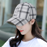 Vintage Check Baseball Cap