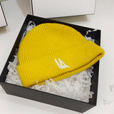 Dogers Winter Hat Fashion Letters Woolen Cap Female Autumn and Winter Leisure